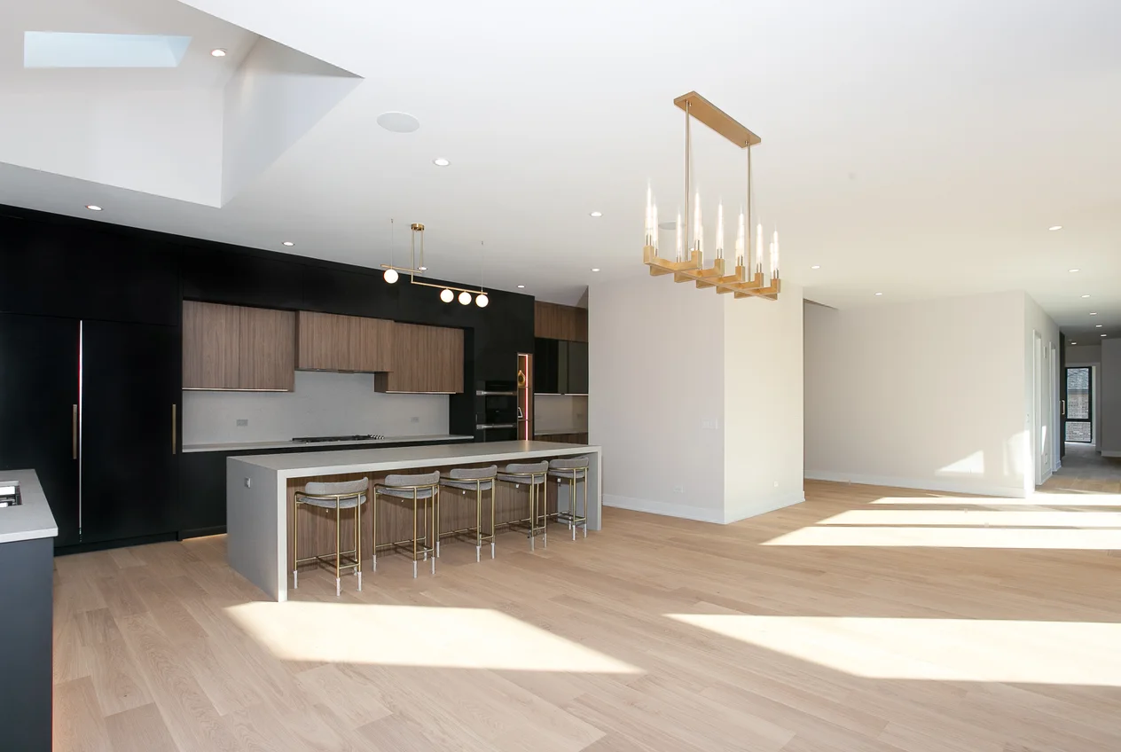 Interior design by Luxe Development - curated dining room finishes and materials